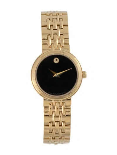 Pre-owned Movado Museum Watch, 25mm In Multi
