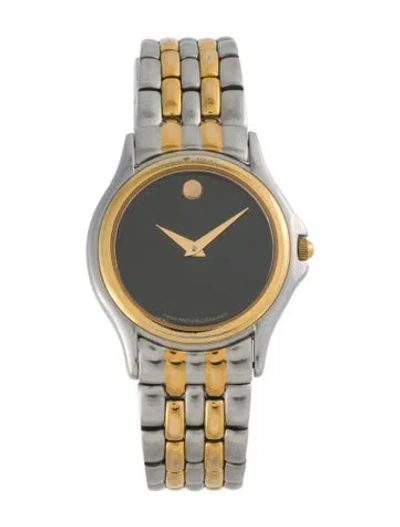 Pre-owned Movado Museum Watch, 28mm In Multi
