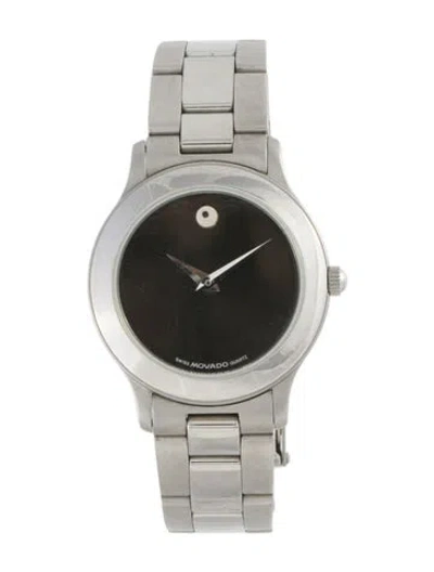 Pre-owned Movado Museum Watch, 28mm In Multi