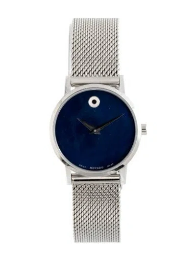 Pre-owned Movado Museum Watch, 28mm In Multicolor
