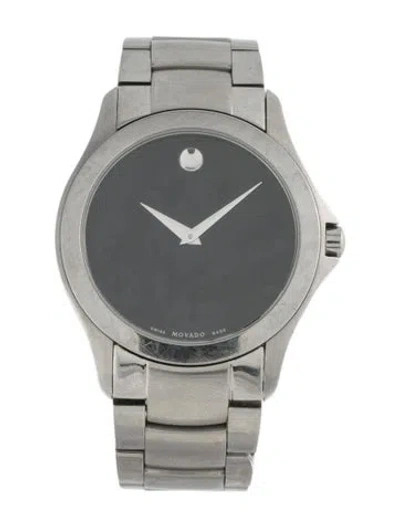 Pre-owned Movado Museum Watch, 38mm In Multi