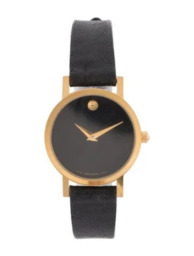 Pre-owned Movado Museum Watch In Multi