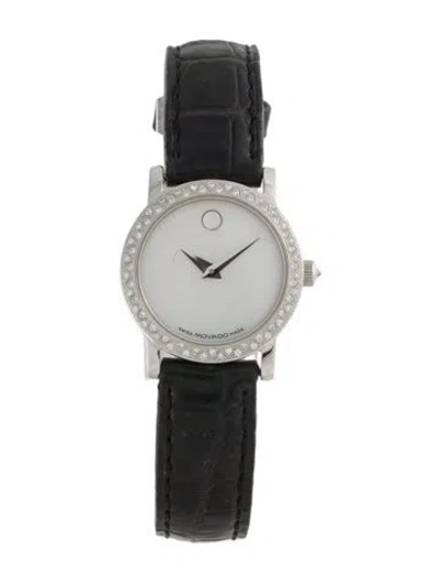 Pre-owned Movado Museum Watch In Multi