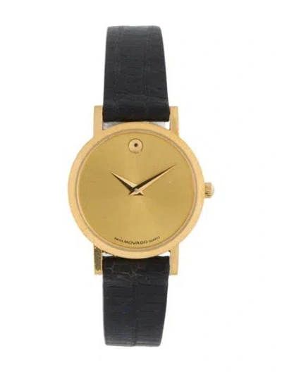 Pre-owned Movado Museum Watch In Multi