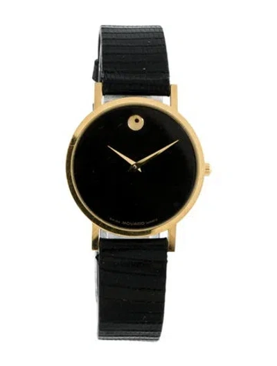 Pre-owned Movado Museum Watch In Multi