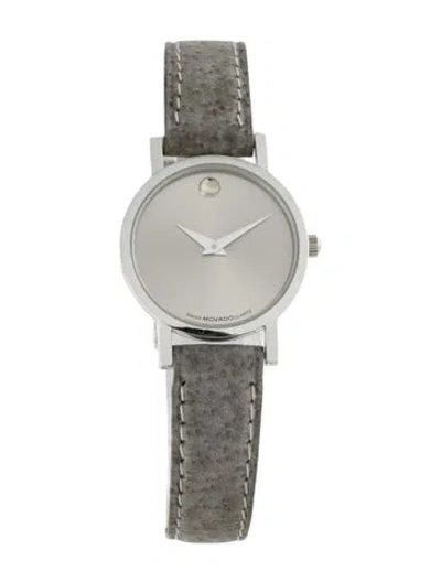 Pre-owned Movado Museum Watch In Multi