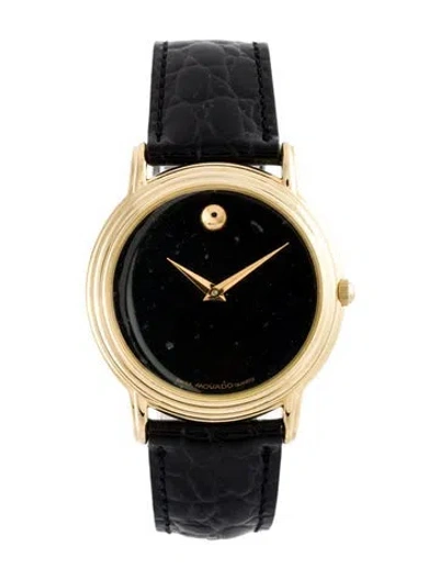 Pre-owned Movado Museum Watch In Multi