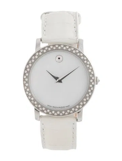 Pre-owned Movado Museum Watch In Multi
