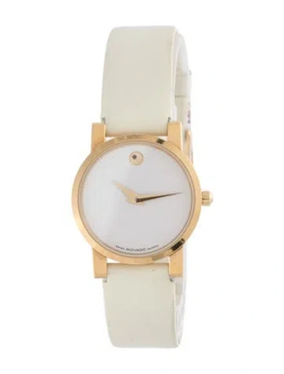 Pre-owned Movado Museum Watch In Multicolor