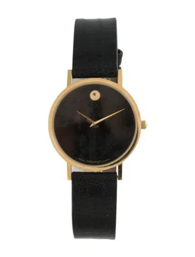 Pre-owned Movado Museum Watch In Multicolor