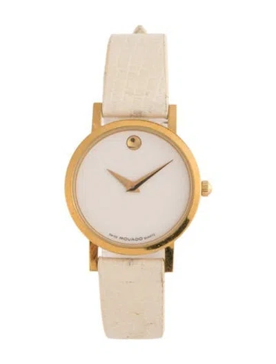 Pre-owned Movado Museum Watch In Multicolor