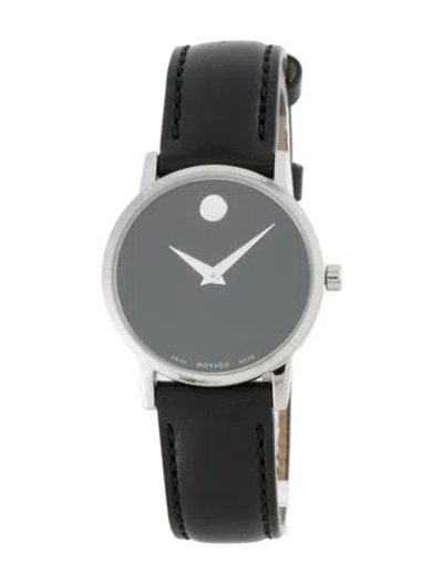 Pre-owned Movado Museum Watch In Multicolor