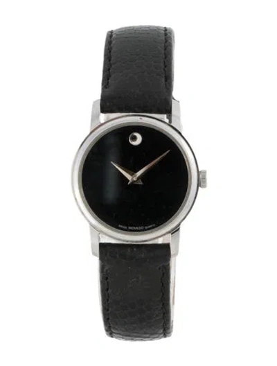 Pre-owned Movado Museum Watch In Multicolor