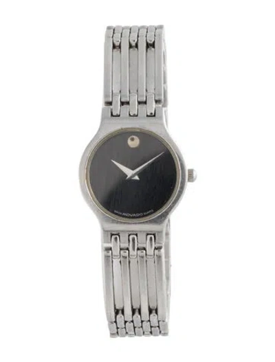 Pre-owned Movado Museum Watch In Multicolor