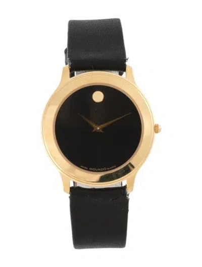 Pre-owned Movado Museum Watch In Multicolor