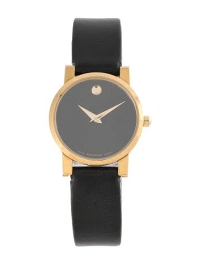 Pre-owned Movado Museum Watch In Multicolor