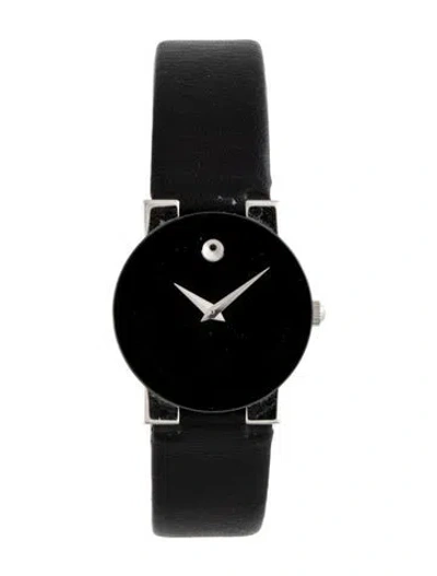 Pre-owned Movado Museum Watch In Multicolor