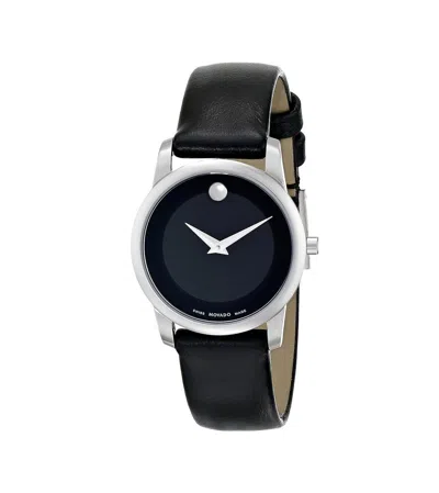Pre-owned Movado Museum Women Wrist Watch - Black