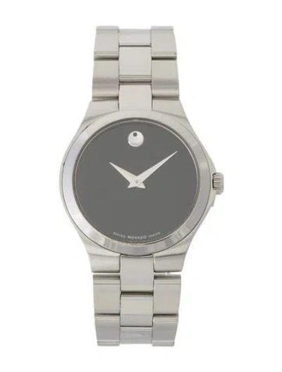 Pre-owned Movado Portfolio Watch, 28mm In Multi