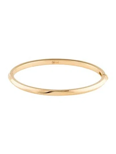 Pre-owned Movado Ridged Bangle Bracelet, 6.5" In Multi