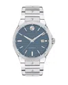 Movado S. E. Automatic Watch, 41mm In Blue/silver