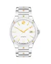 Movado Men's Se Swiss Automatic Stainless Steel Yellow Pvd Watch 41mm In White/silver