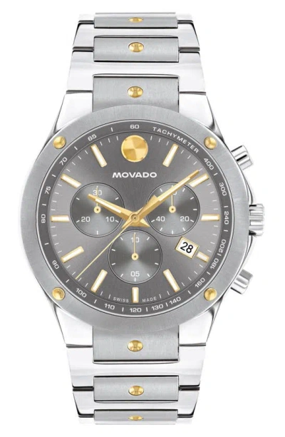 MOVADO MOVADO SE CHRONOGRAPH BRACELET WATCH, 42MM