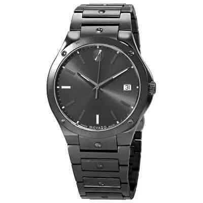 Pre-owned Movado Se Quartz Grey Dial Men's Watch 0607515