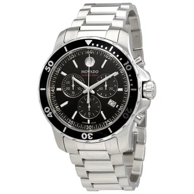 Movado Series 800 Chronograph Black Dial Men's Watch 2600142 In Metallic