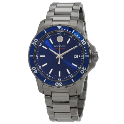 Movado Series 800 Quartz Blue Dial Unisex Watch 2600159 In Blue / Grey