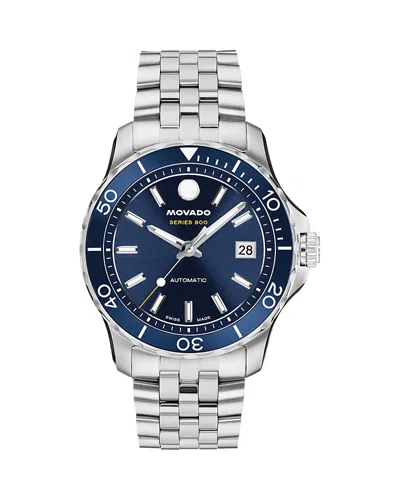 Movado Series 800 Watch, 40mm In Blue