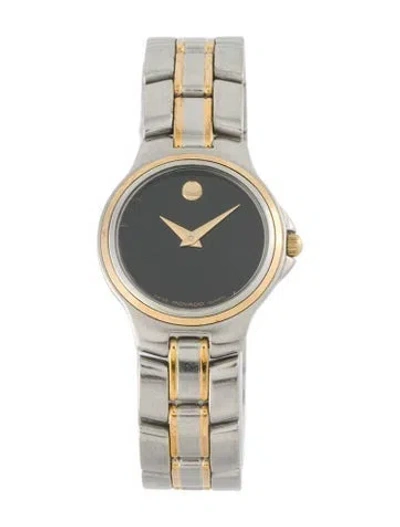 Pre-owned Movado Serio Watch, 24mm In Multi