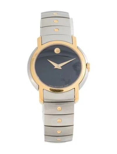 Pre-owned Movado Sl Watch, 27mm In Multi