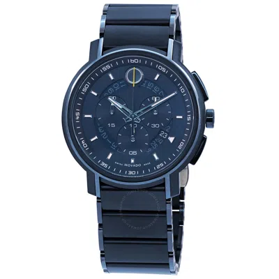 Movado Strato Chronograph Quartz Blue Dial Men's Watch 0607555