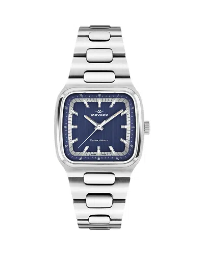 Movado Tempo-matic Watch, 37mm In Blue