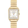 Movado Women's 1917 Lab Grown Diamond Swiss Quartz Gold Stainless Steel Watch, 25 X 34.1mm In Gold