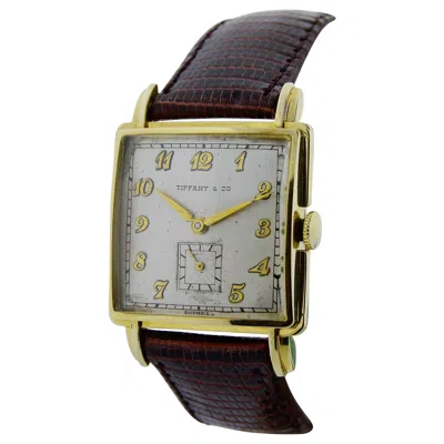 Pre-owned Movado Tiffany & Co.  Watch Co. Yellow Gold Watch