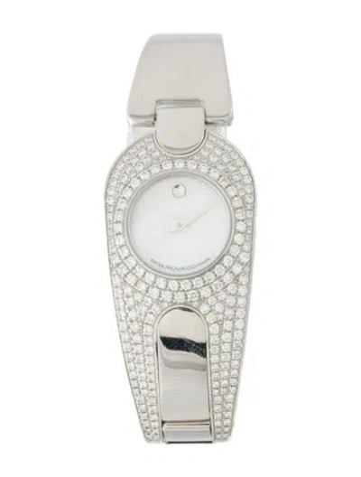Pre-owned Movado Timema Watch, 22mm In Multi