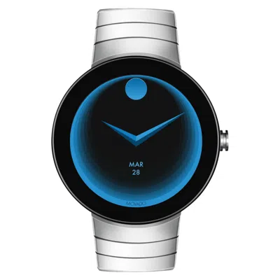 Movado Unisex's Connect Black Dial Watch