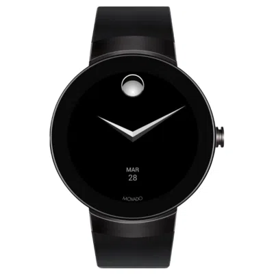 Movado Unisex's Connect Black Dial Watch