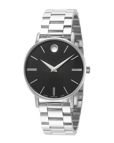 Movado Unisex Corporate Watch In Silver