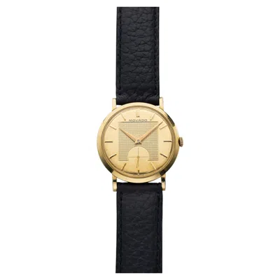 Pre-owned Movado Vintage 1970s  18k Yg Manual Wind Small Seconds 32mm In Multi