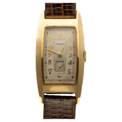 Pre-owned Movado Vintage  Curvex Yellow Gold Wrist Watch