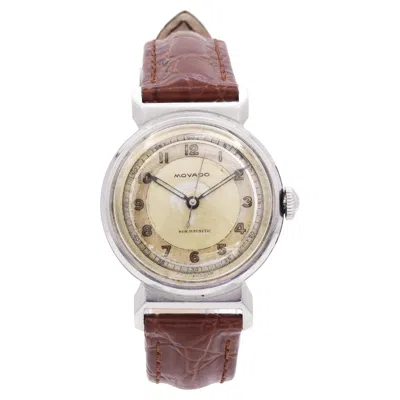 Pre-owned Movado Vintage  Non-magnetic Hand Wind Men�s Watch In Multiple