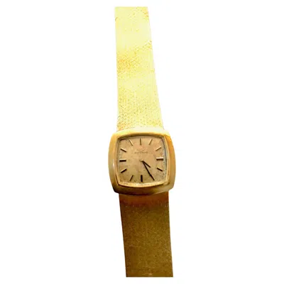 Pre-owned Movado Vintage Woman Watch In 18k Yellow Gold, Circa 1960
