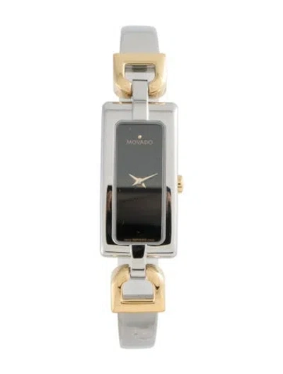 Pre-owned Movado Vivo Watch, 15mm In Multicolor