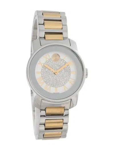Pre-owned Movado Watch, 32mm In Multicolor
