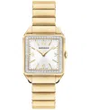 Movado Women's 1917 Lab Grown Diamond Swiss Quartz Gold Stainless Steel Watch, 25 X 34.1mm In Gold