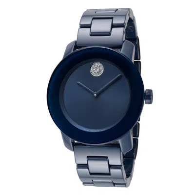Movado Women's Bold 36mm Quartz Watch In Blue