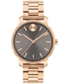 Movado Women's Bold Access Swiss Quartz Ionic Plated Carnation Gold Steel Watch 34mm In Rose-gold